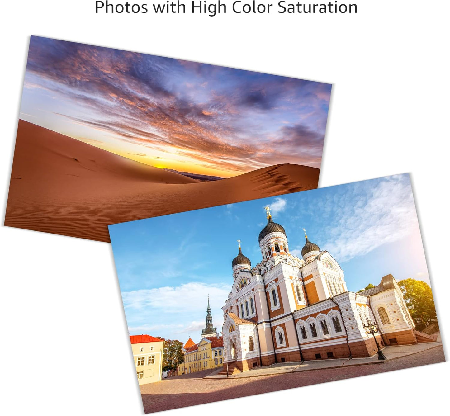 Amazon Basics Glossy Photo Paper for Inkjet Printing, 200g/m², 5 x 7 in, White, Pack of 100 Sheets